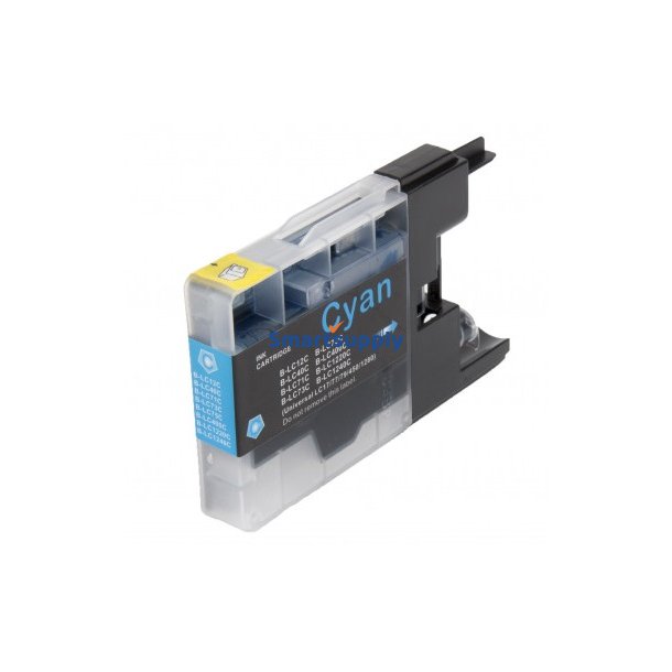 Brother LC1240 / LC1280 XL Cyan blkpatron 20ml kompatibel