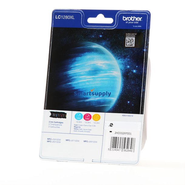 Brother LC1280XL BCMY 4 stk blkpatron original