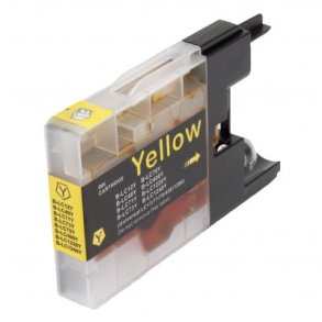 Brother LC1240 / LC1280 XL Gul blkpatron 20ml kompatibel