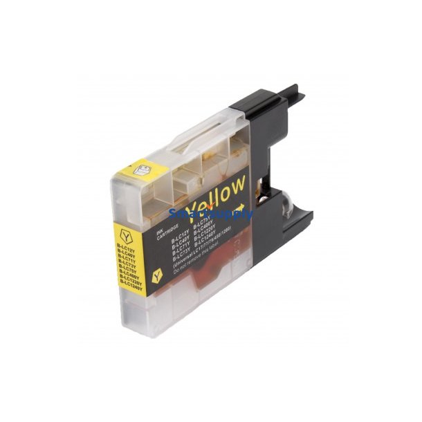 Brother LC1240 / LC1280 XL Gul blkpatron 20ml kompatibel