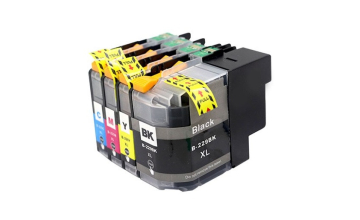 Brother LC229/LC225 XL BCMY bl�kpatroner kompatibel rabatpakke