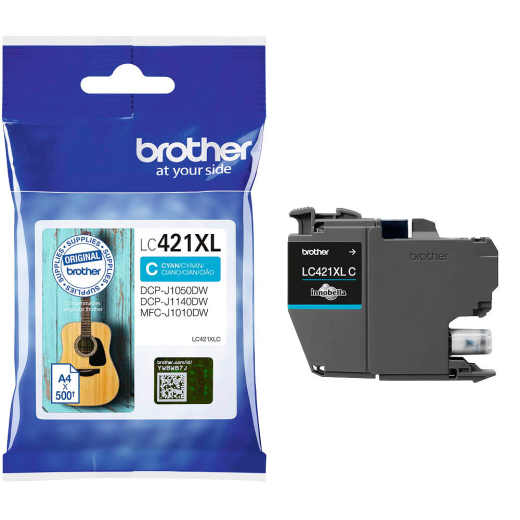 Brother LC421XL Cyan bl�kpatron 500 sider original