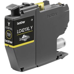 Brother LC421XL Gul blkpatron 500 sider original