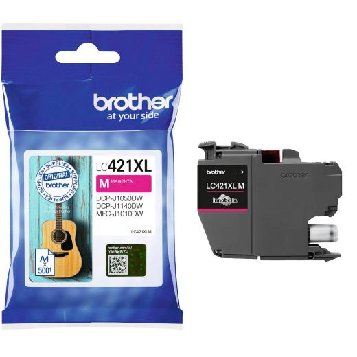 Brother LC421XL Magenta bl�kpatron 500 sider original