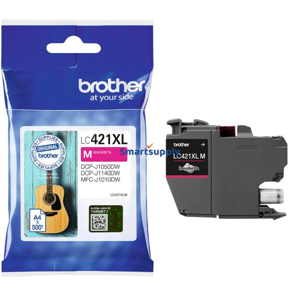 Brother LC421XL Magenta blkpatron 500 sider original
