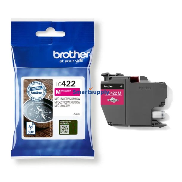 Brother LC422 Magenta blkpatron 550 sider original