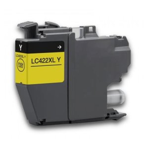 Brother LC422XL Gul blkpatron 1.500 sider kompatibel