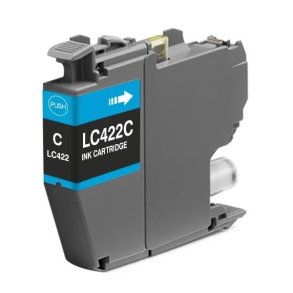 Brother LC422 Cyan blkpatron 550 sider kompatibel