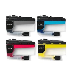 Brother LC424 BCMY 4 stk blkpatroner kompatibel