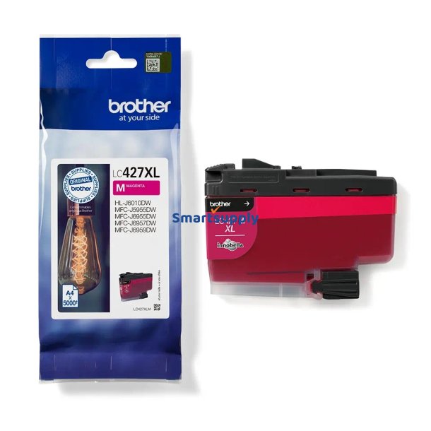 Brother LC427XL Magenta blkpatron 5.000 sider original