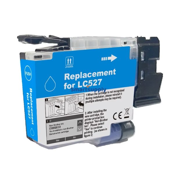 Brother LC527C Cyan bl�kpatron 900 sider kompatibel