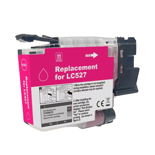 Brother LC527M Magenta bl�kpatron 900 sider kompatibel