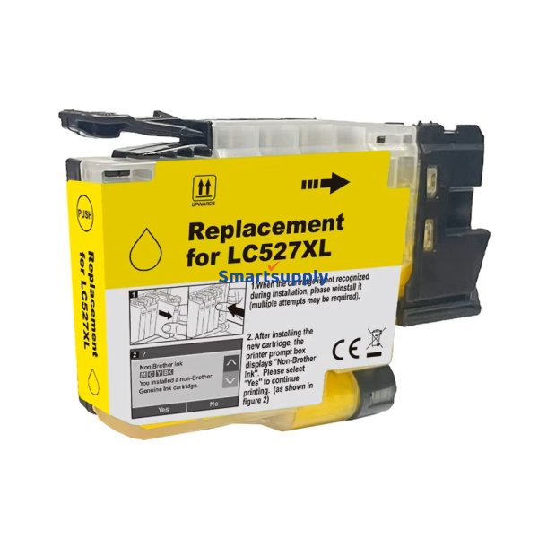 Brother LC527XLY Gul bl�kpatron 2.000 sider kompatibel