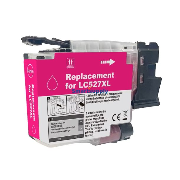 Brother LC527XLM Magenta bl�kpatron 2.000 sider kompatibel