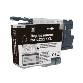 Brother LC527XLBK Sort bl�kpatron 3.000 sider kompatibel