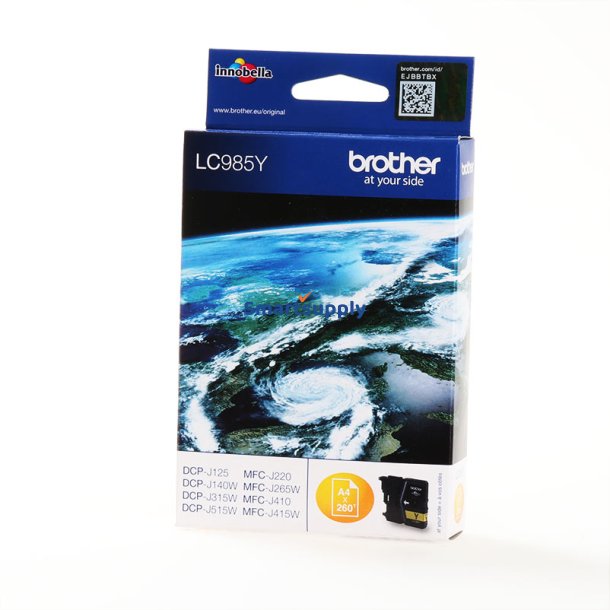 Brother LC985 Gul blkpatron 4,8ml original