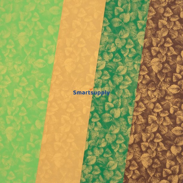 Leaves mix 1 metallic karton papir A4, 200g, 20 ark