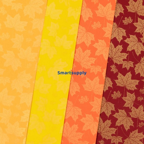 Leaves mix 2 metallic karton papir A4, 200g, 20 ark
