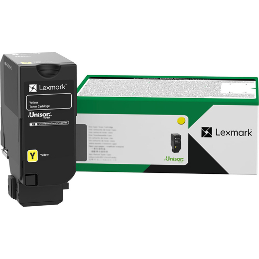Lexmark 71C2HY0 Gul toner 10.500 sider original