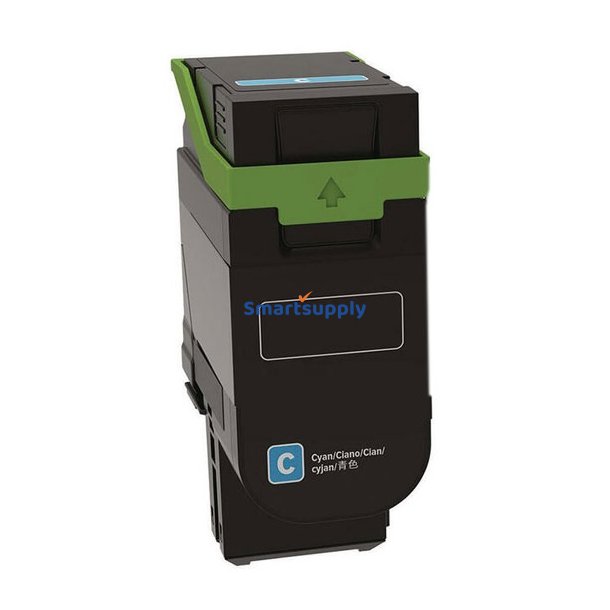 Lexmark CS531/CS632/CX532/CX635 Cyan tonerpatron 2.000 sider kompatibel