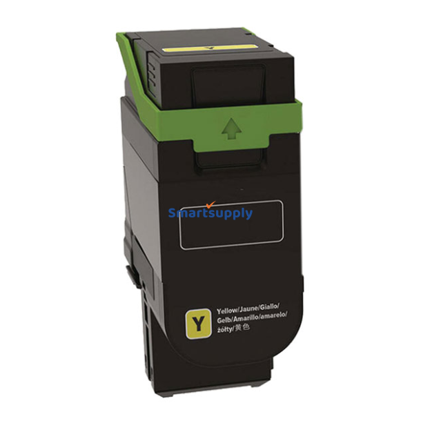 Lexmark CS531/CS632/CX532/CX635 Gul tonerpatron 2.000 sider kompatibel