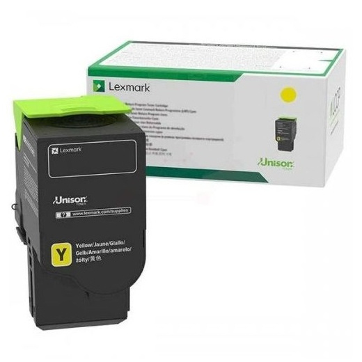 Lexmark 75M2HY0 Gul toner 8.800 sider original