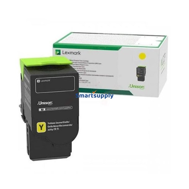 Lexmark 75M2HY0 Gul toner 8.800 sider original