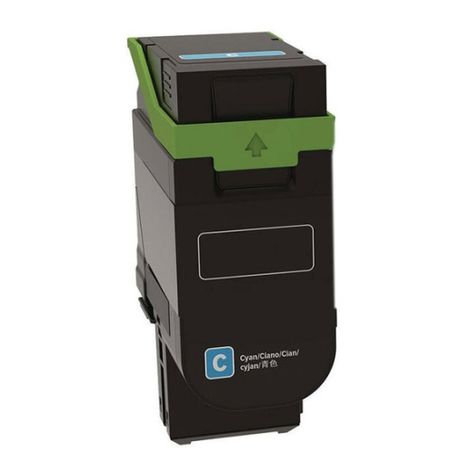Lexmark CS531 / CX532 Cyan tonerpatron h�j kapacitet 8.800 sider kompatibel