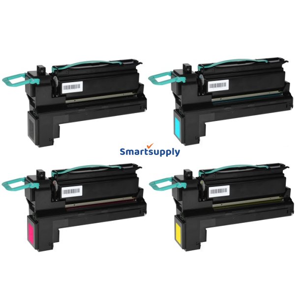 Rabat Lexmark C792 / X792 BCMY toner 4 stk kompatibel