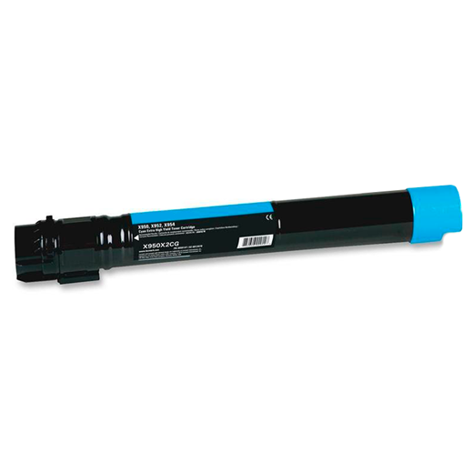 Lexmark X950/X952/X954 Cyan toner 24.000 sider kompatibel