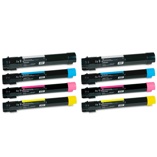 Lexmark C950 BCMY toner 8 stk kompatibel rabatpakke