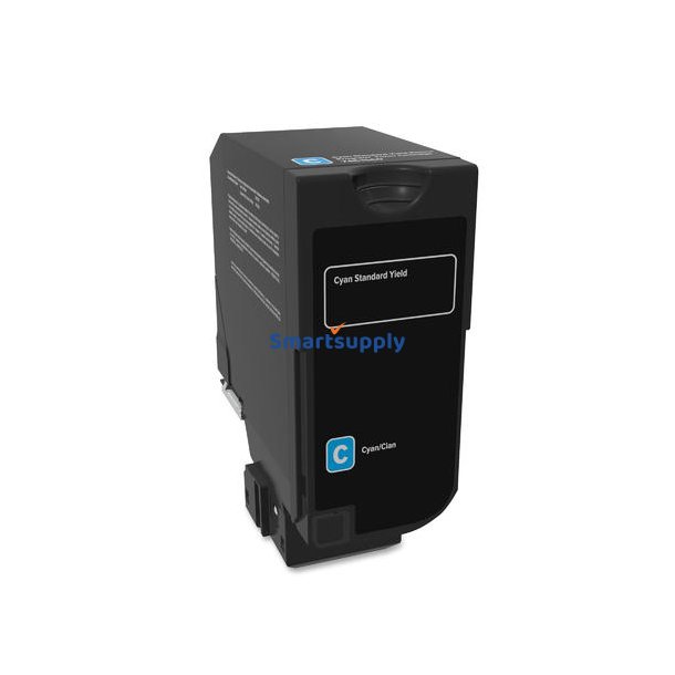 Lexmark CS720/725/CX725 Cyan toner 7.000 sider kompatibel