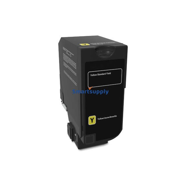 Lexmark CS720/725/CX725 Gul toner 7.000 sider kompatibel