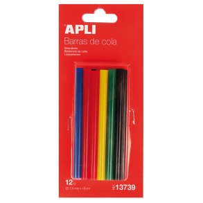 Limstifter til Limpistol Premium - mix farver 12 stk