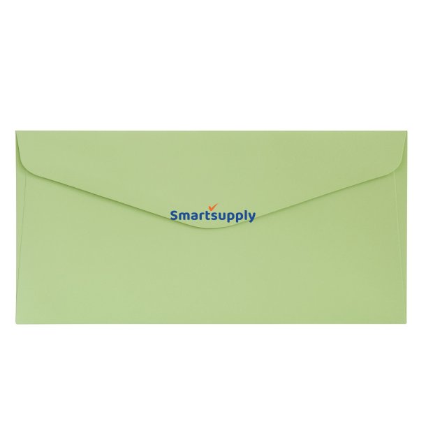 Lysegr�nne kuverter 10 stk 110mm x 220mm (DL)