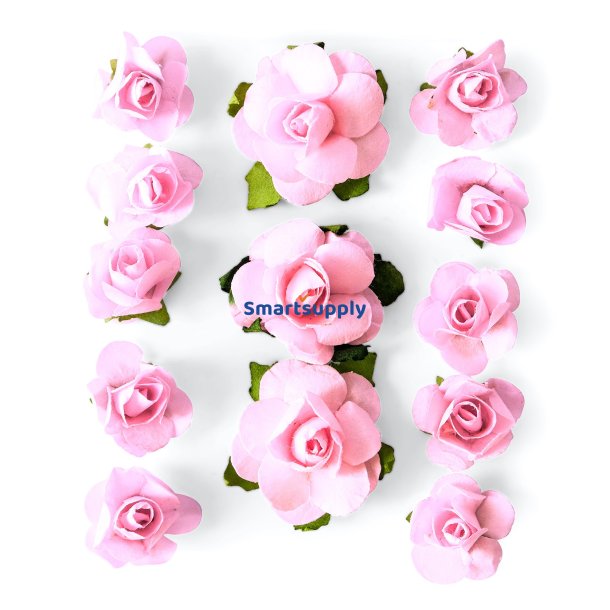 Lyser�de rosenknopper selvkl�bende 1-3cm, 13 stk