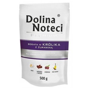 DOLINA NOTECI Premium Rich in rabbit with cranberries - Vdt hundefoder - 500 g