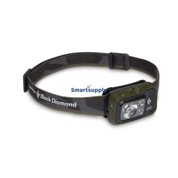 Black Diamond Spot 400 Black, Oliven Lommelygte Med Pandebnd
