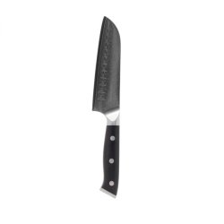 Kohersen Elegance Ibenholt Tr Santoku Kniv Damaskus Stl 12,7 cm
