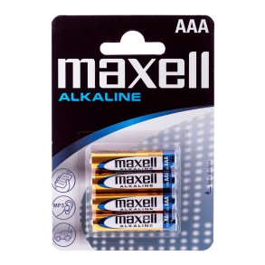 Maxell Battery Alkaline LR-03 AAA 4-Pack Engangsbatteri