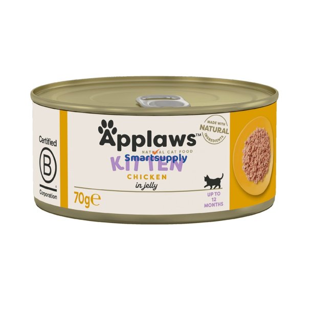 APPLAWS Kitten Chicken in jelly - vd kattefoder - 70g