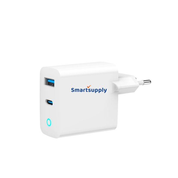 Gembird Ta-Uc-Pdqc45l-W-01 Oplader Til Mobilenheder Universal Hvid AC Hurtig Opladning