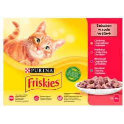 Friskies Mix  kd - vdt kattefoder - 12 x 85 g