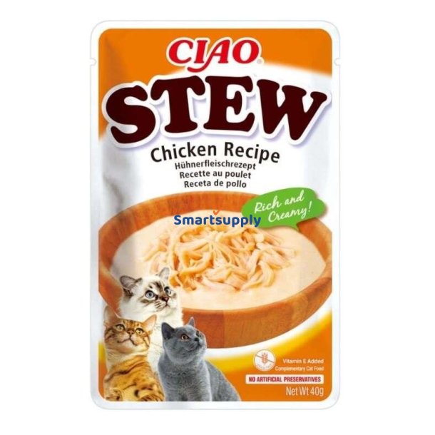 Inaba Ciao Stew Chicken - Kattegodbidder - 40G