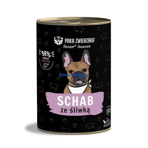 PAKA ZWIERZAKA Seventh Heaven Pork with plum - vdfoder til hunde - 400g