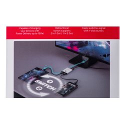 Unitek To-Vejs Signalomskifter Usb-C, 2 I 1 Ud 4K