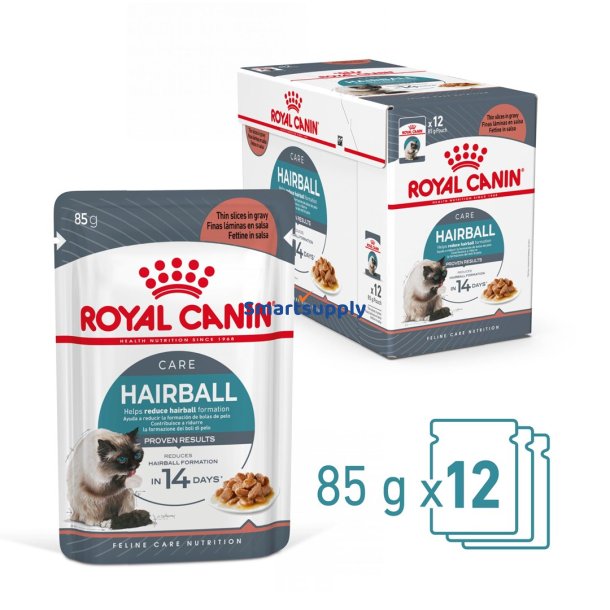 Royal Canin Fcn Hairball Care Bidder I Sovs - Vdfoder Til Katte - 12X85 G