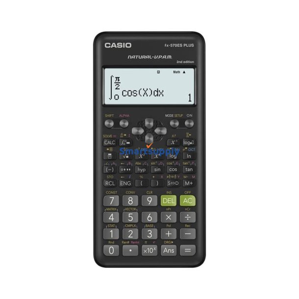 Casio Regnere Scientific Fx-570Esplus-2-B, 417 Funktioner, 77X162mm