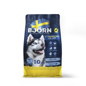 BJORN with lamb - trfoder til hunde - 10kg