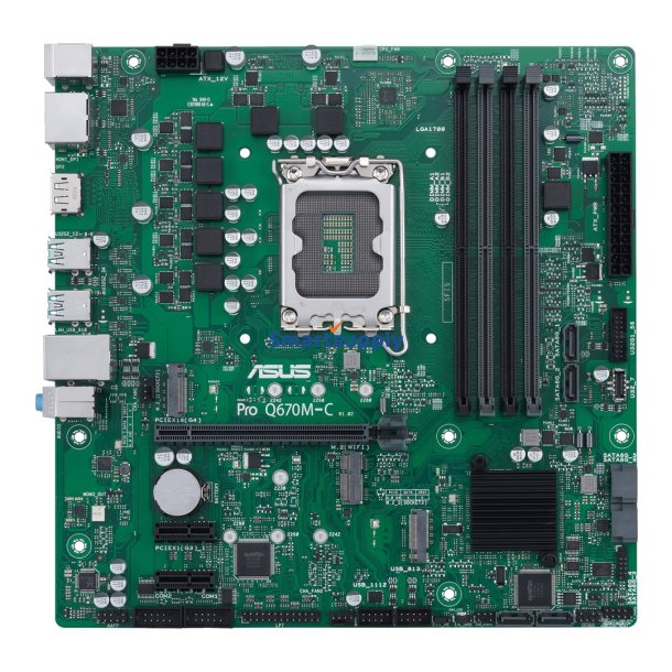 Asus Pro Q670m-C-Csm Intel Q670 Lga 1700 Mikro Atx
